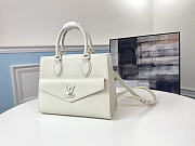 Louis Vuitton LV Handbag White Size 27.5 x 22 x 12 cm - 1