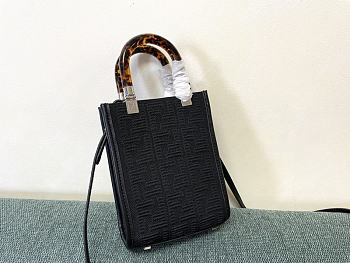 Fendi Small Handbag Black Size 18x13x6.5 cm