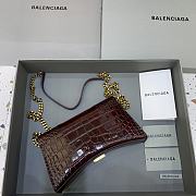 Balenciaga hourglass chain Rose red Size 23 x 5 x 14 cm - 4