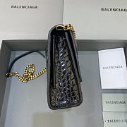 Balenciaga hourglass chain Black Size 23 x 5 x 14 cm - 5