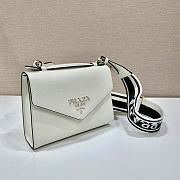Prada Shoulder Bag White Size 21x14x6.5 cm - 5