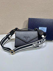Prada Shoulder Bag Black Size 21x14x6.5 cm - 1