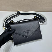 Prada Shoulder Bag Black Size 21x14x6.5 cm - 4