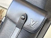 Louis Vuitton LV Christopher Backpack Black M41079 Size 26 x 47 x 13 cm - 5