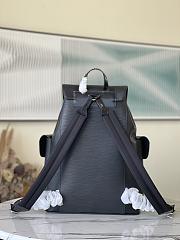 Louis Vuitton LV Christopher Backpack Black M41079 Size 26 x 47 x 13 cm - 4