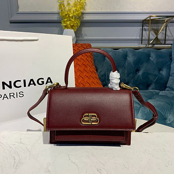 Balenciaga Handbag Red Size 19x7x12 cm