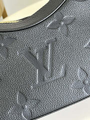 Louis Vuitton LV Bagatelle Monogram Empreinte Leather Black M46091 Size 22 x 14 x 9 cm - 2