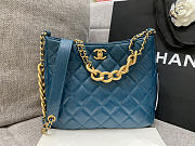 Chanel Chain Bag Blue Size 22.5 x 20 x 9.5 cm - 3