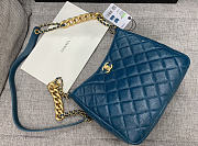 Chanel Chain Bag Blue Size 22.5 x 20 x 9.5 cm - 5