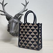 Prada Embroidered Tote Bag Small 1BA355 Size 19×6×17 cm - 5