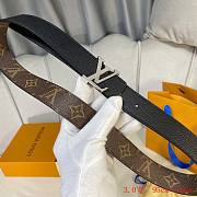 Louis Vuitton LV Belt 3.0 cm with gold and silver hardware - 3