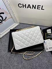 Chanel Woc White Size 19 cm - 5