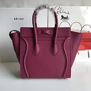 Celine Micro Luggage Red Size 26 cm - 4