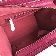 Celine Micro Luggage Red Size 26 cm - 3