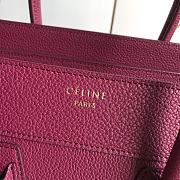 Celine Micro Luggage Red Size 26 cm - 2