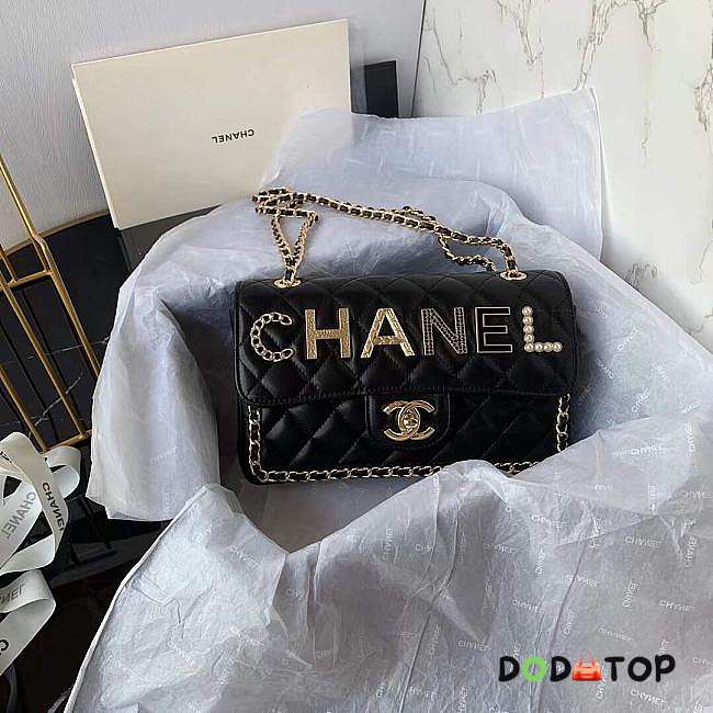 Chanel Flap Bag 23cm Black - 1