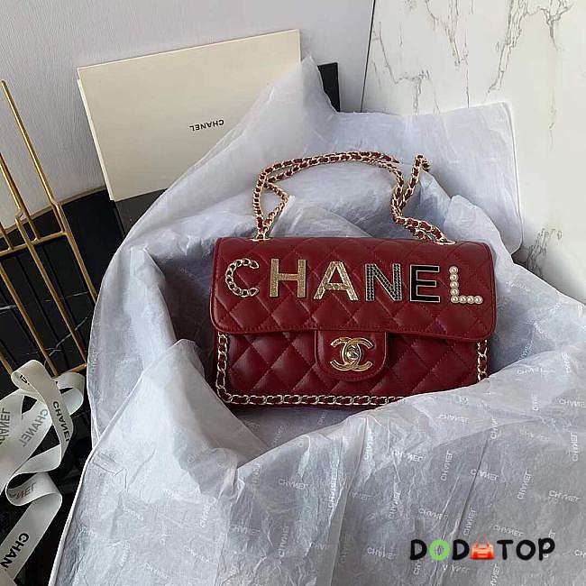 Chanel Flap Bag 23cm Red - 1