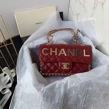 Chanel Flap Bag 23cm Red