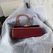 Chanel Flap Bag 23cm Red - 3