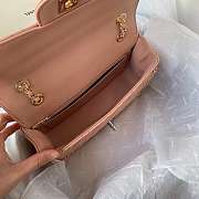 Chanel Flap Bag 23cm Pink - 6
