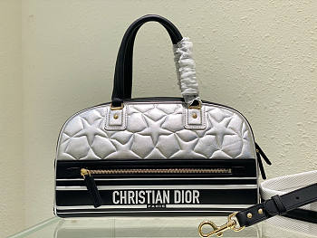 Dior Medium Vibe Zip Bowling Bag Size 34-18-15 cm