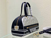 Dior Medium Vibe Zip Bowling Bag Size 34-18-15 cm - 3