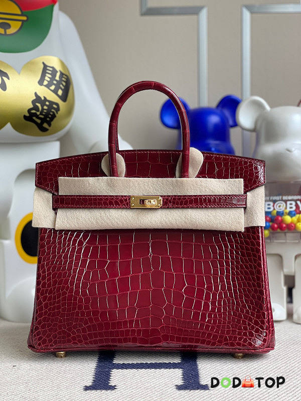 Hermes Birkin 25cm Handmade in Red - 1