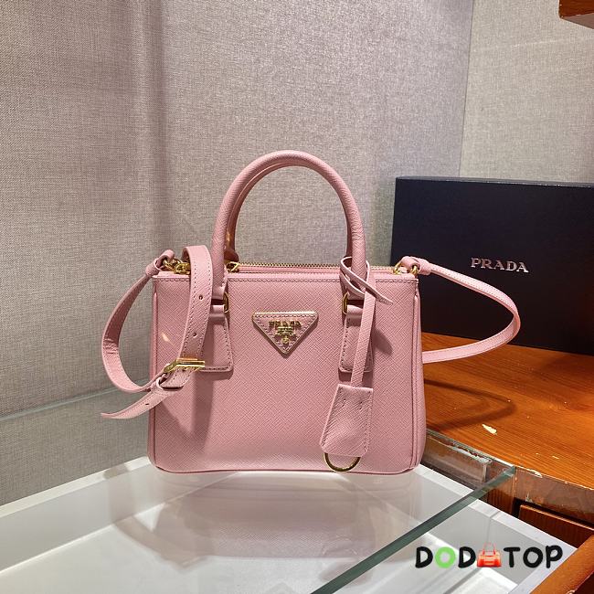 Prada Galleria Handbag Pink 1BA906 Size 20 x 15 x 9.5 cm - 1