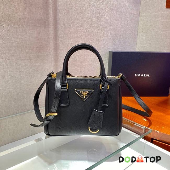 Prada Galleria Handbag Black 1BA906 Size 20 x 15 x 9.5 cm - 1