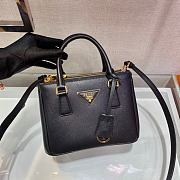 Prada Galleria Handbag Black 1BA906 Size 20 x 15 x 9.5 cm - 3