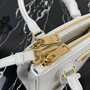 Prada Galleria Handbag White 1BA906 Size 20 x 15 x 9.5 cm - 6