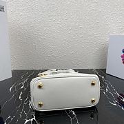 Prada Galleria Handbag White 1BA906 Size 20 x 15 x 9.5 cm - 2
