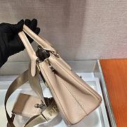 Prada Galleria Handbag Beige 1BA296 Size 23 x 16.5 x 10 cm - 2