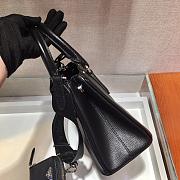 Prada Galleria Handbag Black 1BA296 Size 23 x 16.5 x 10 cm - 2