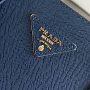 Prada Saffiano Leather Dark Blue Size 32×24×14 cm - 3