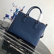 Prada Saffiano Leather Dark Blue Size 32×24×14 cm - 2