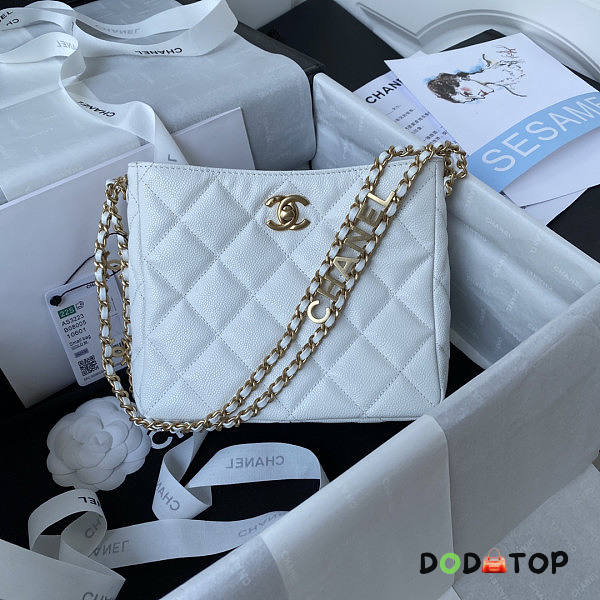 Chanel Small Hobo Bag White Size 16 x 19 x 8 cm - 1