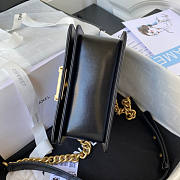 Chanel Mini Boy Chanel Handbag Black Size 16 x 18 x 8.5 cm - 2
