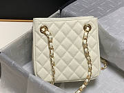 Chanel Bucket Bag Cream Size 17 x 15 x 9 cm - 5