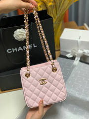 Chanel Bucket Bag Pink Size 17 x 15 x 9 cm - 6