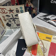 Chanel Mini Flap Bag With Top Handle White Size 13 x 20 x 9 cm - 6
