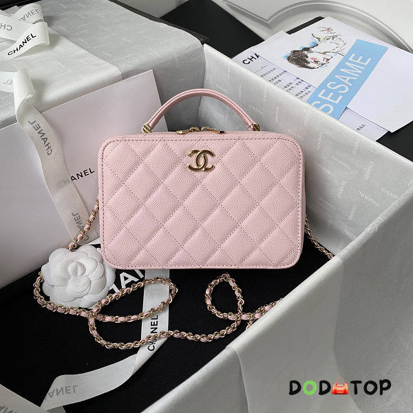 Chanel Vanity Case Pink Size 18.5 x 12.5 x 6 cm - 1