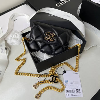 Chanel Clutch With Chain Black Size 11 x 15.5 x 4.5 cm