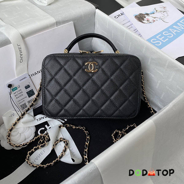 Chanel Vanity Case Black Size 18.5 x 12.5 x 6 cm - 1