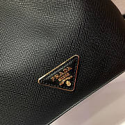 Prada Saffiano Leather Bucket Bag Black Size 22.5 x 13 x 21.5 cm - 2