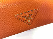 Prada Saffiano Leather Bucket Bag Orange Size 22.5 x 13 x 21.5 cm - 6
