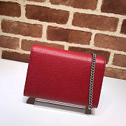 Gucci Dionysus Mini Leather Chain Bag Red Size 20 x 13.5 x 3 cm - 6