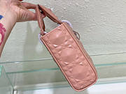 Dior Lady D-Joy Bag Pink Size 26 x 13.5 x 5 cm - 3