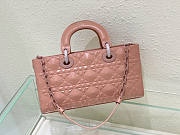Dior Lady D-Joy Bag Pink Size 26 x 13.5 x 5 cm - 4