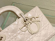 Dior Lady D-Joy Bag White Size 26 x 13.5 x 5 cm - 2